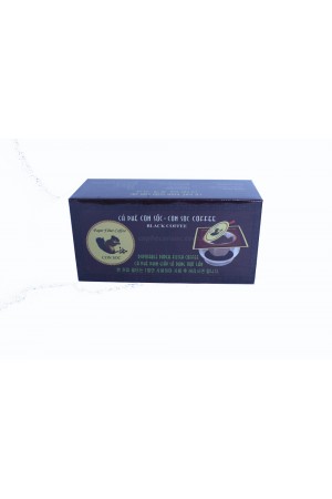 Cà Phê Phin Giấy Con Sóc - Cà Phê Đen (Hộp Đơn)