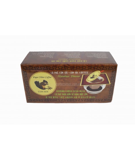 Cà Phê Phin Giấy Con Sóc - Cà Phê Nâu (Hộp Đơn) Cà Phê Phin Giấy Con Sóc - Cà Phê Nâu (Hộp Đơn)