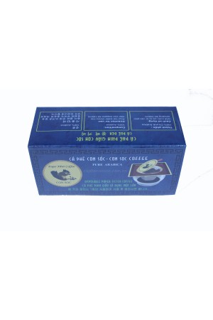 Cà Phê Phin Giấy Con Sóc Đơn Xanh - Cà Phê Pure Arabica  (Hộp Đơn)